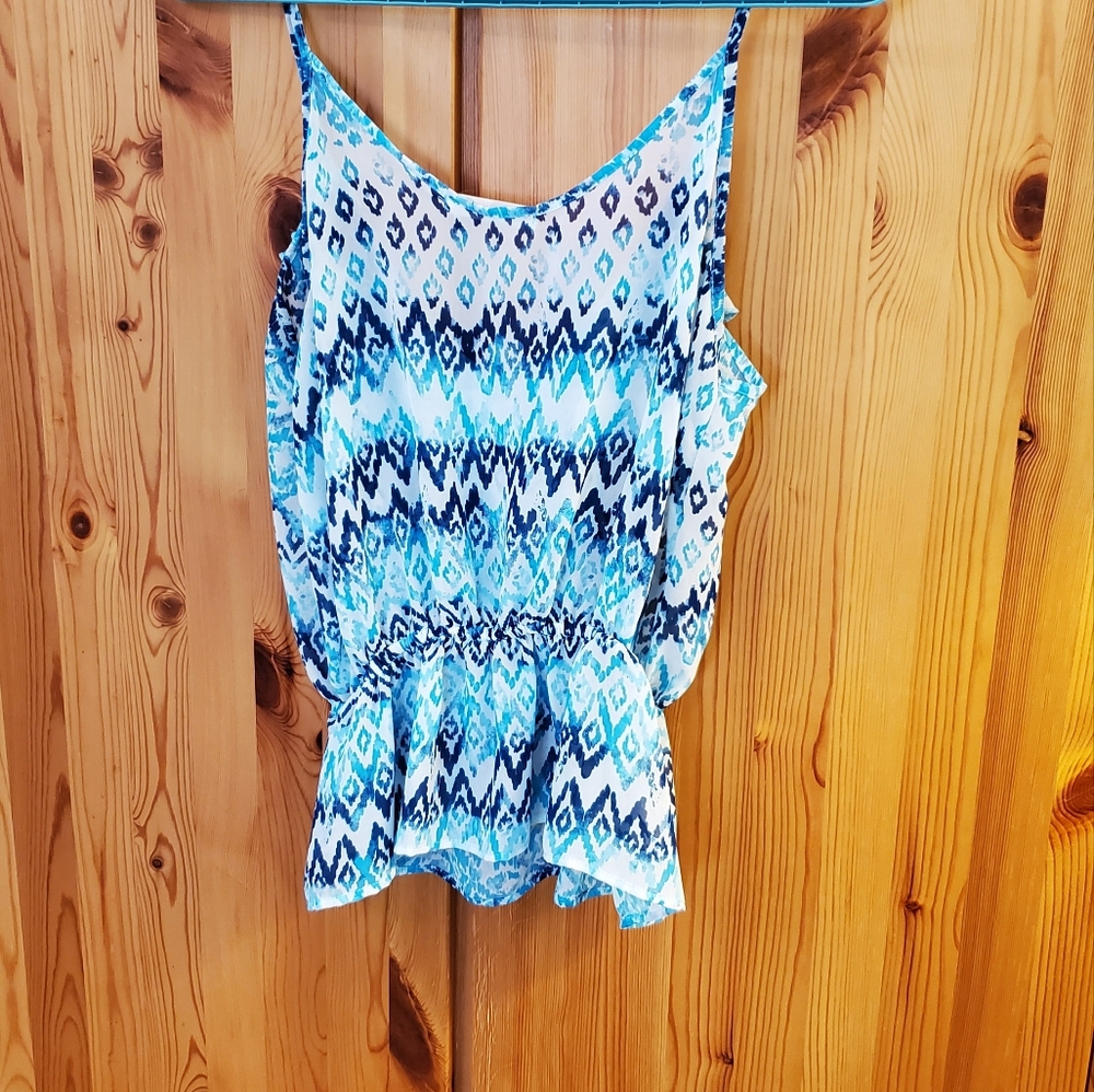 Ardene Blue Ruffled Camisole - Picture 4 of 7